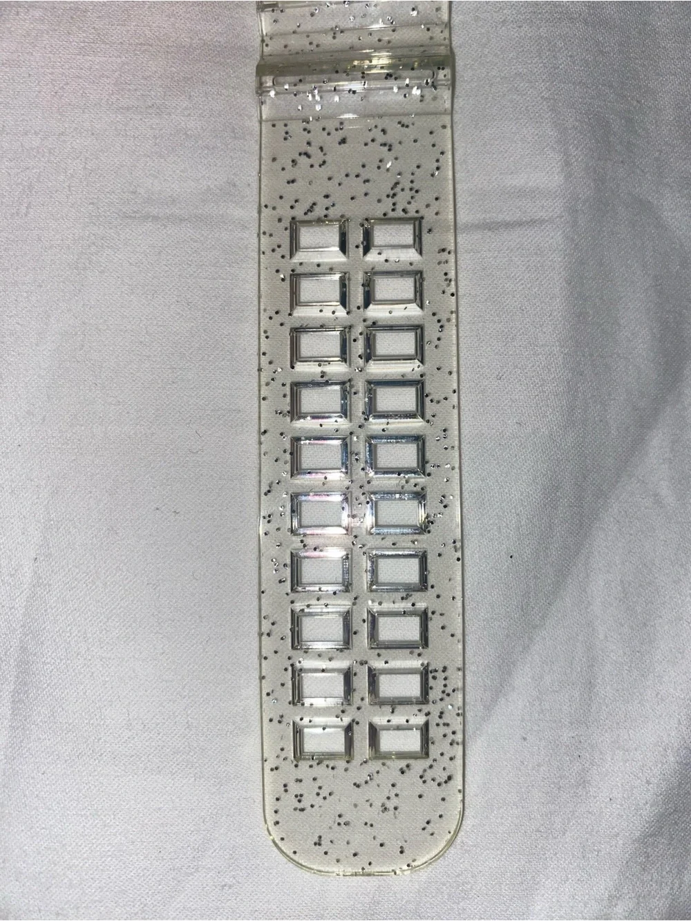Clear Glitter Replacement Smartwatch Case and Band - Transparent Sparkle